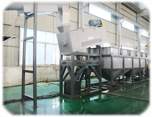300-1500kg/H Plastic Washing Recycling Machine 120kw HDPE Washing Line