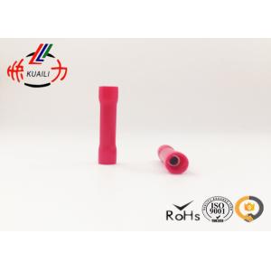 China Quick Splice Wire Bullet Connectors Long Fully Insulated Spade Connectors BV1.25 RED on sale