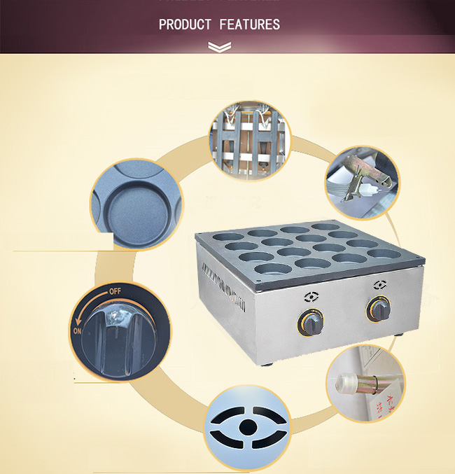 Commercial Bakery Processing Equipment 16 Holes Gas Hamburger Toaster