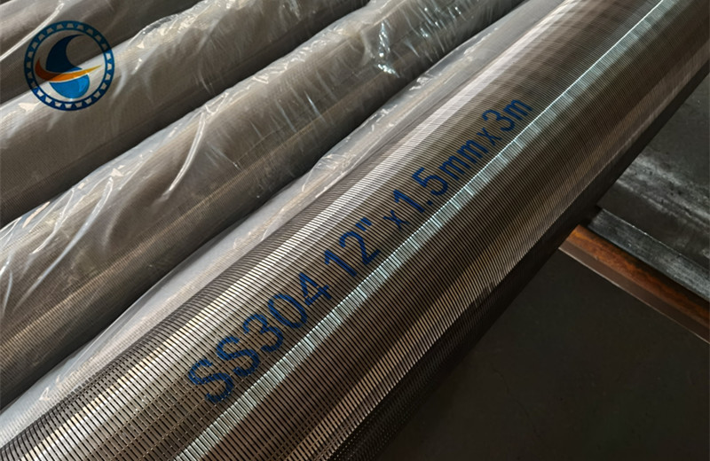 Collapse 100 Bar Water Well Screen Pipe Aisi 304 For 300 Meters Depth Well