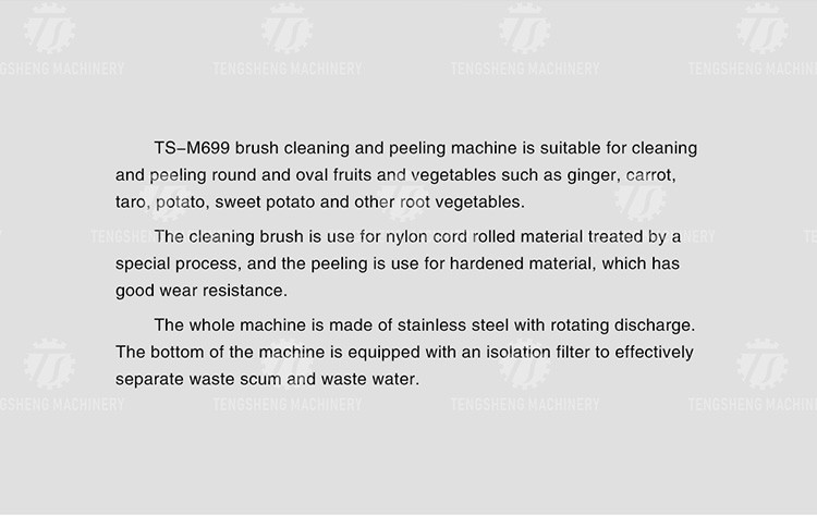 1500KG/H Automatic ginger cleaning peeling machine sweet potato peeling cleaning peeling taro cleaning machine
