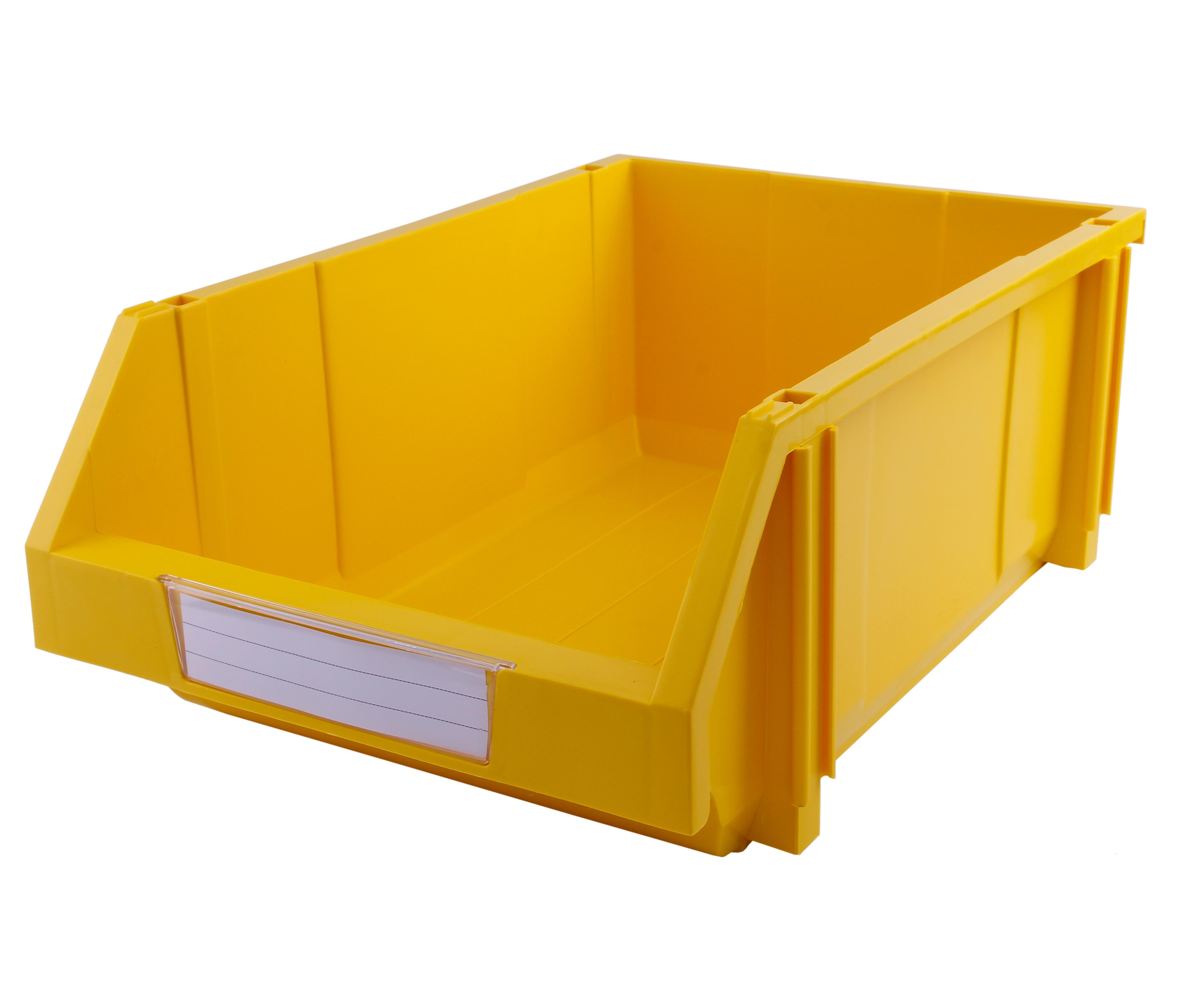300x450x177mm Solid Box Style Back Hanging Stacking Shelf Bin for Storage Organizer