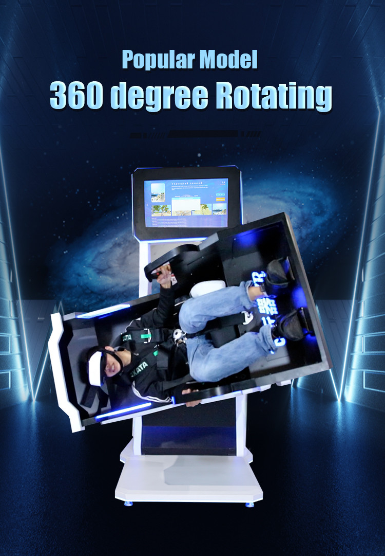 Multifunctional 9D Virtual Reality Game Simulator 360 For Shopping Malls