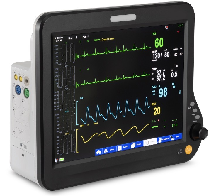 Portable ICU Cardiac Monitor , Anesthesia Multi Parameter Patient Monitor