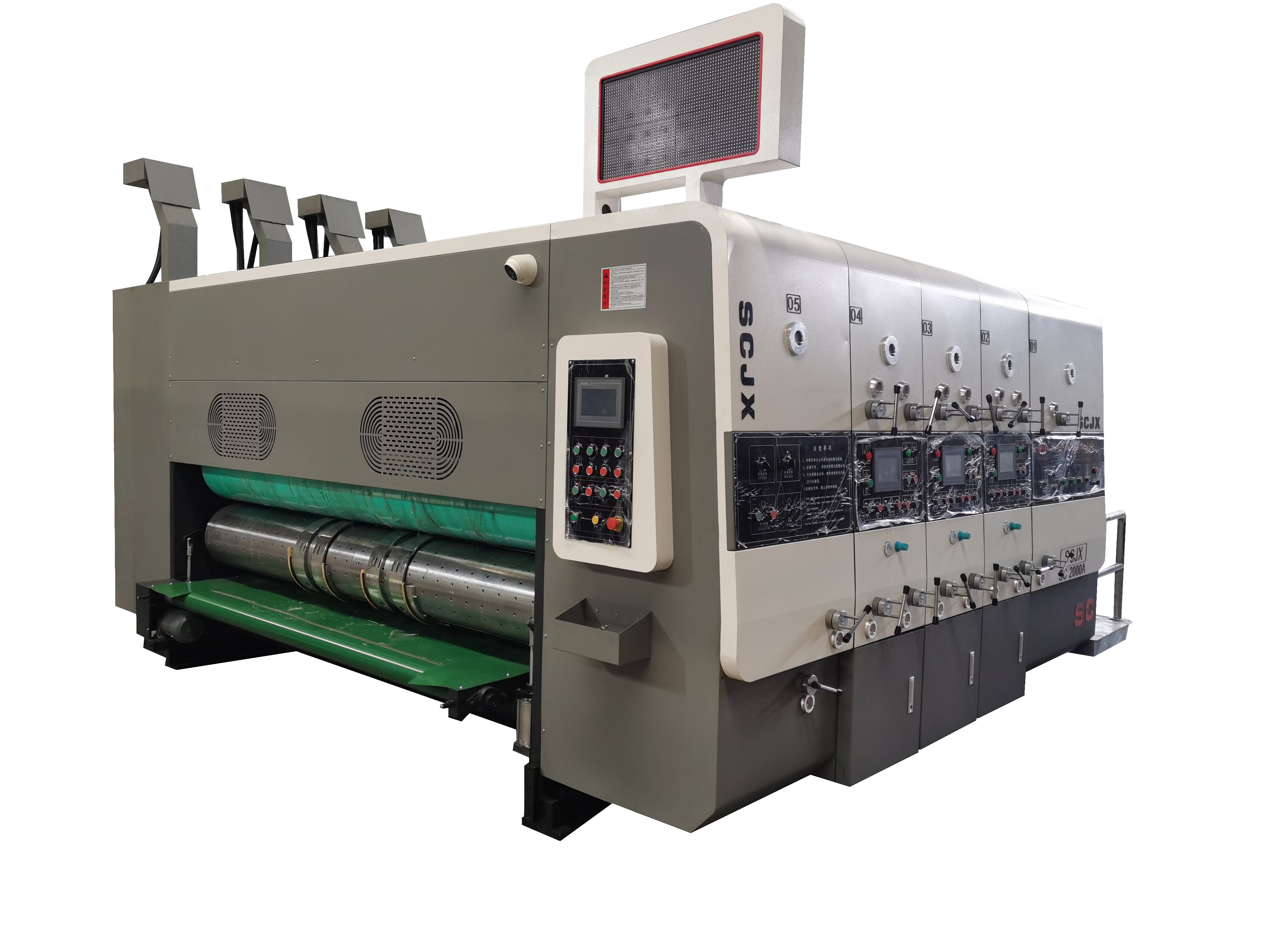 6 Colour Flexo Printing Machine Corrugated Carton Flexo Printing Machine Printer Slotter Diecutter