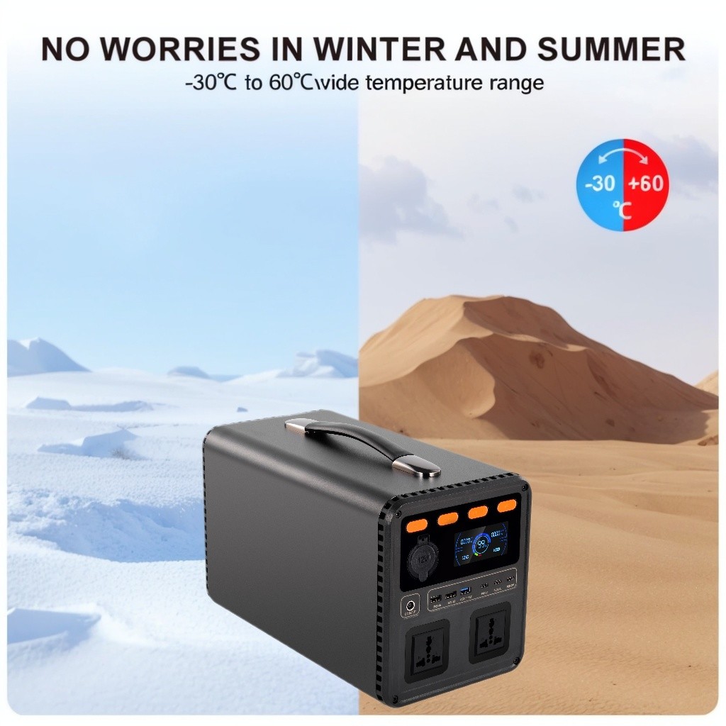 Long Lifespan Pure Sine Wave DC13V AC Output Power Up To 1300W Emergency Solar Power Generator With CE/UL Approved