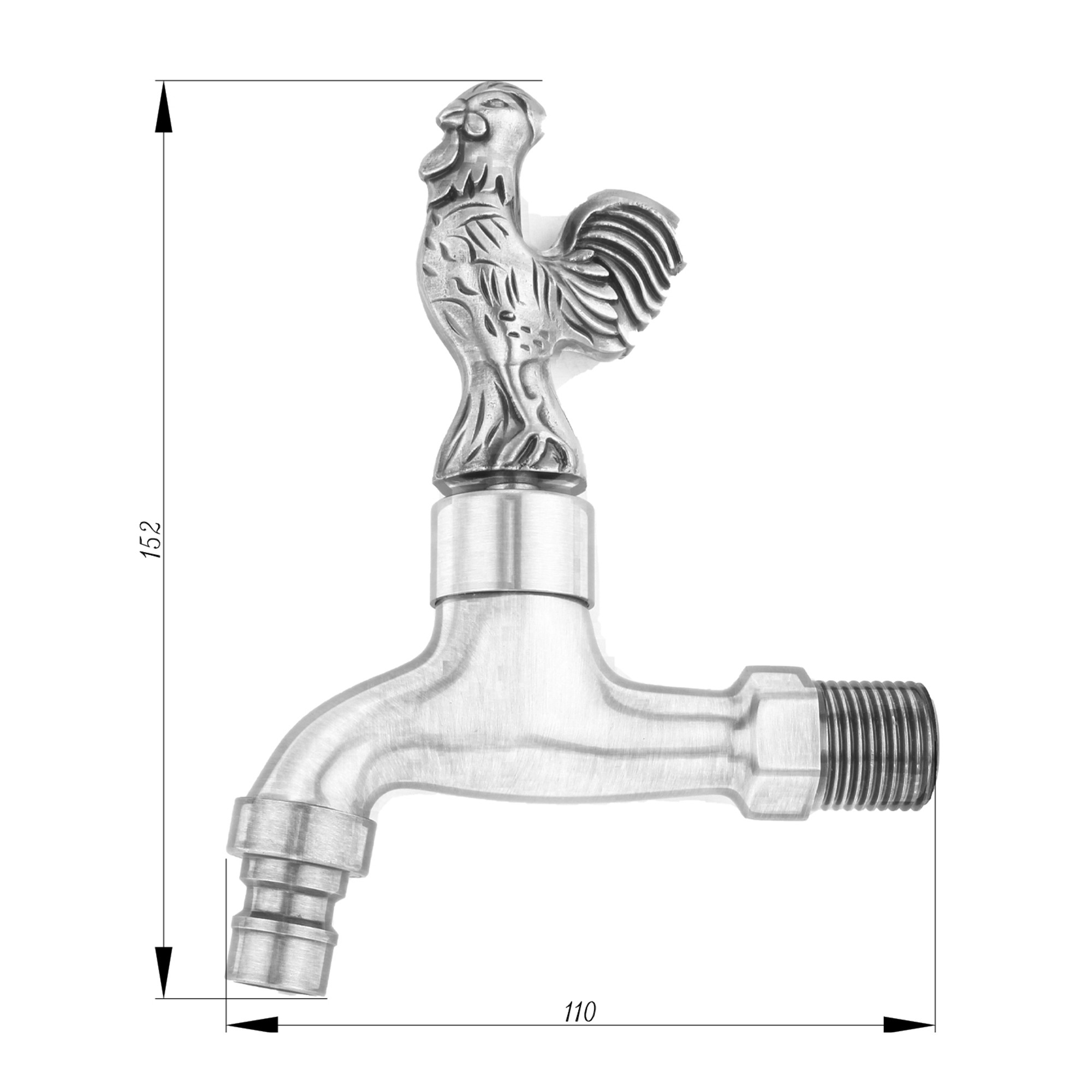 SZ-01 25 6L-F European Style Bibcock