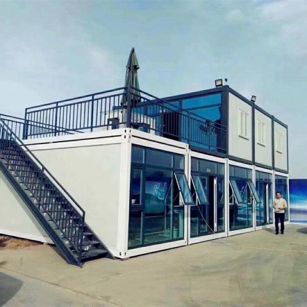 Zontop Luxury 40 Feet Stackable Flat Pack Fully Furnished Prefabricated Storage