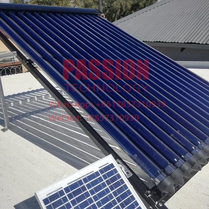 20tubes Heat Pipe Solar Collector 24x90mm Condensor Pressure Solar Water Heater