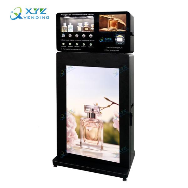 Quality China Manufacture Custom Standing Floor Perfume Vending Machine with Ads Screen for sale