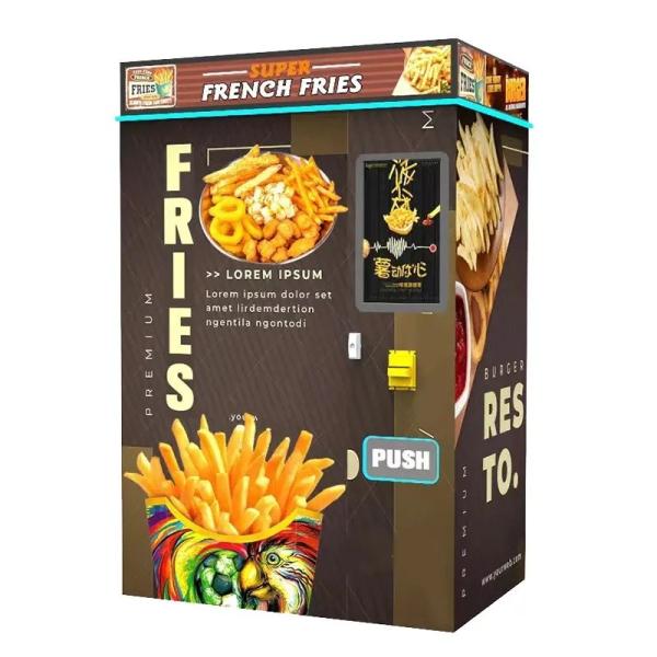 Popular French Fries Making Machine Fried Chicken Wings Onion Ring Snack Self