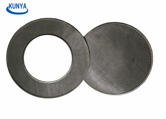 50 60 75 100 0.5mm Stainless Steel Wire Cloth Sintered Filter Disc Round Rimmed