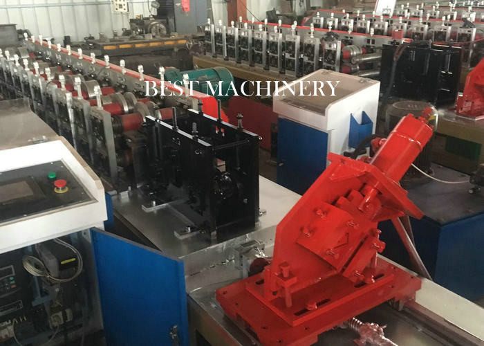Galvanized Steel Metal Stud And Track Roll Forming Machine Chain Driven Type