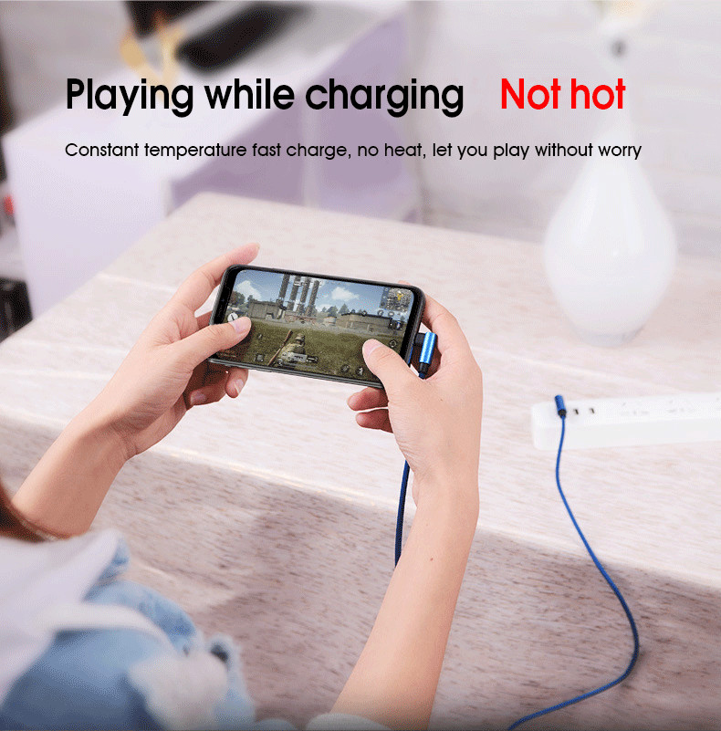 Blue,Red,Black Nylon braided lightning cable,USB A ,8pin lightning connector