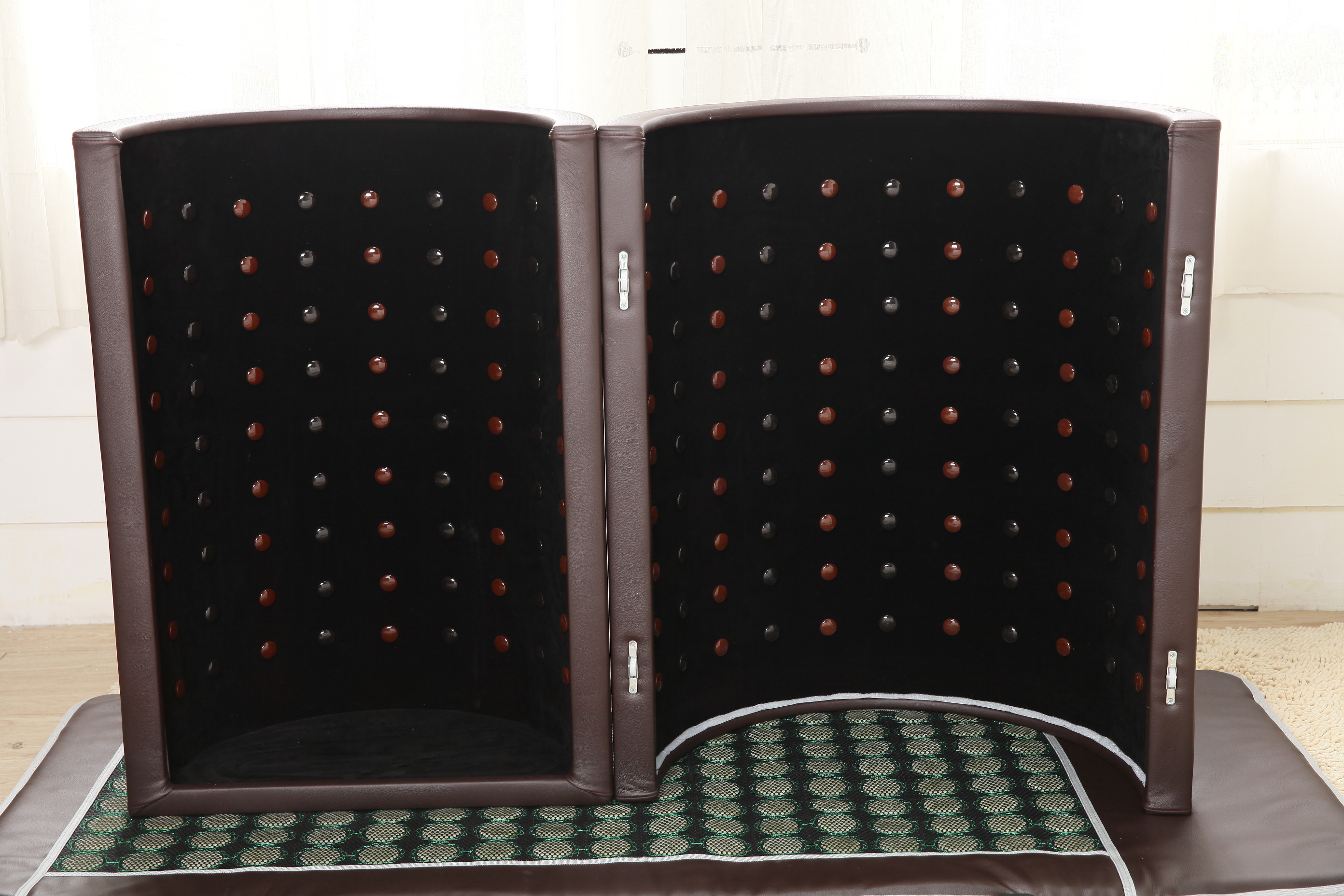 110V-240V Large Far Infrared Sauna Dome 180pcs Germanium Tourmaline Jade Stone