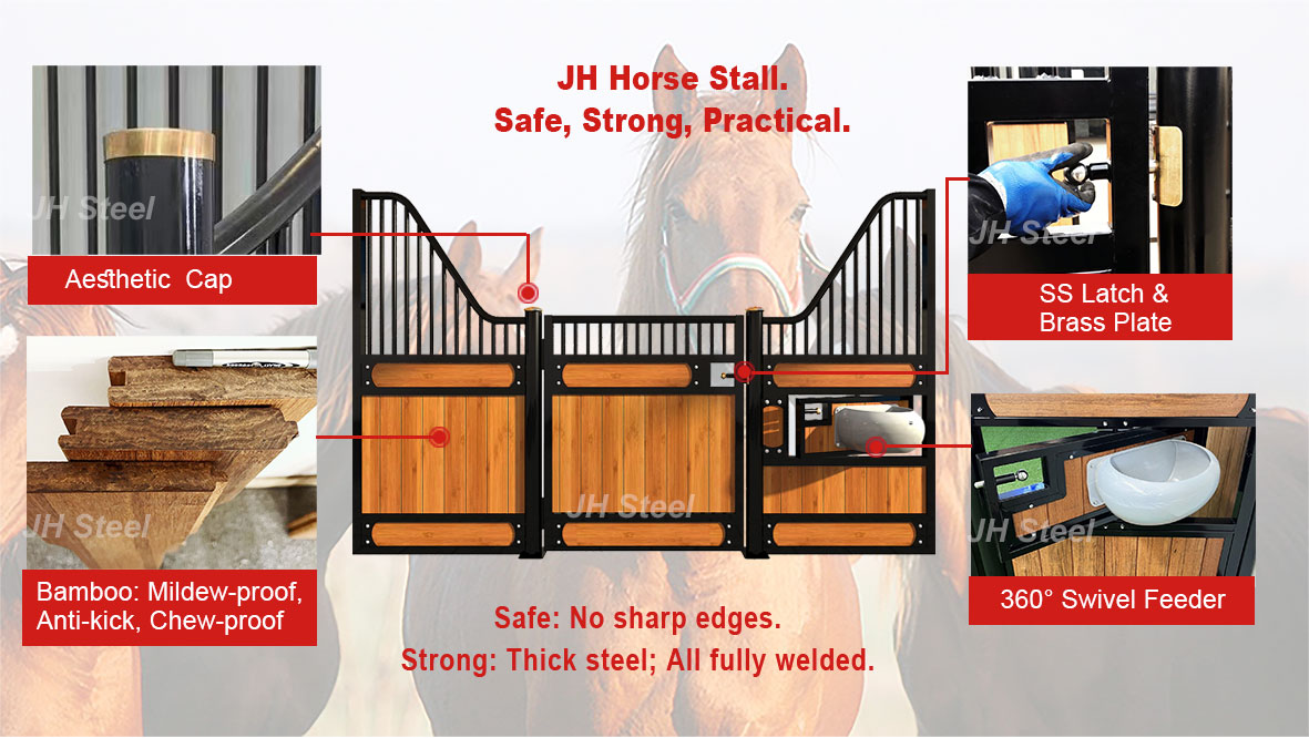 Portable Luxury High Resistance Horse Stable Fronts Australia Style