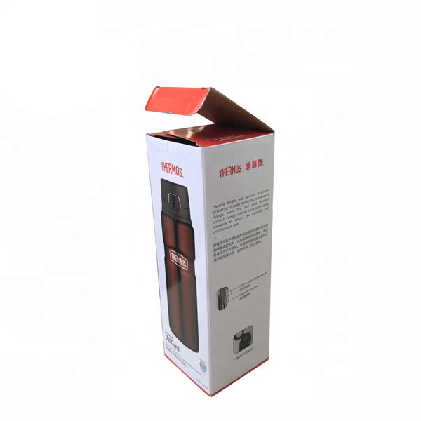 Recyclable Pantone Color Folding Paper Box For Water Bottle