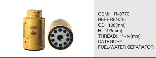 OEM Fuel Supply System Filter For CAT 1R-0770 BF1284SP FS19820 326-1644