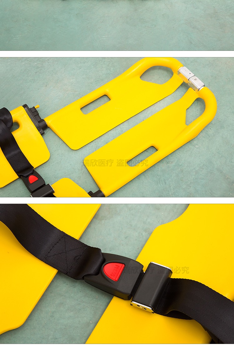Manual HDPE Folding Scoop Stretcher Separable Type Ems Scoop Stretcher