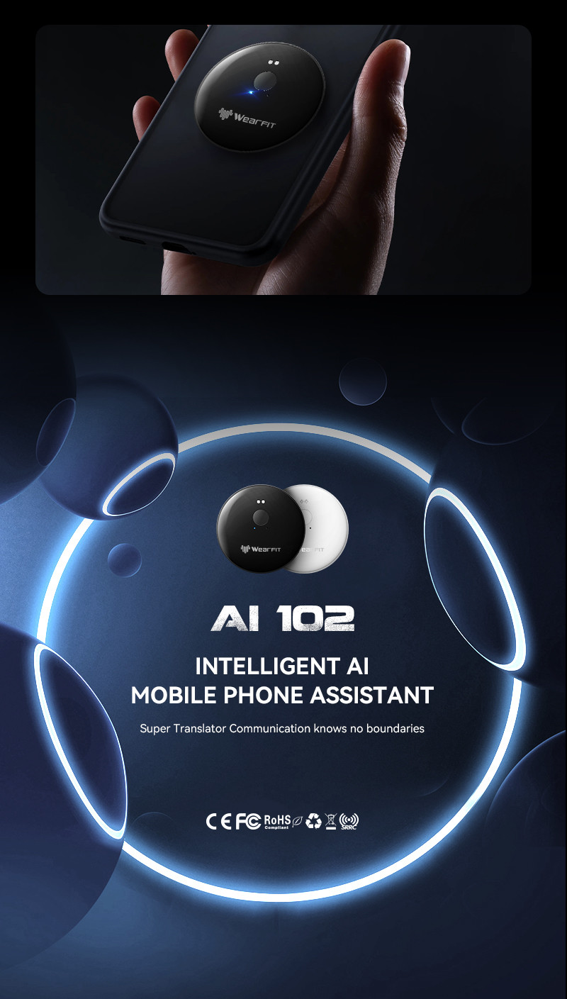 Smart AI Phone Assistant Language Translators Device Two Way Online Offline