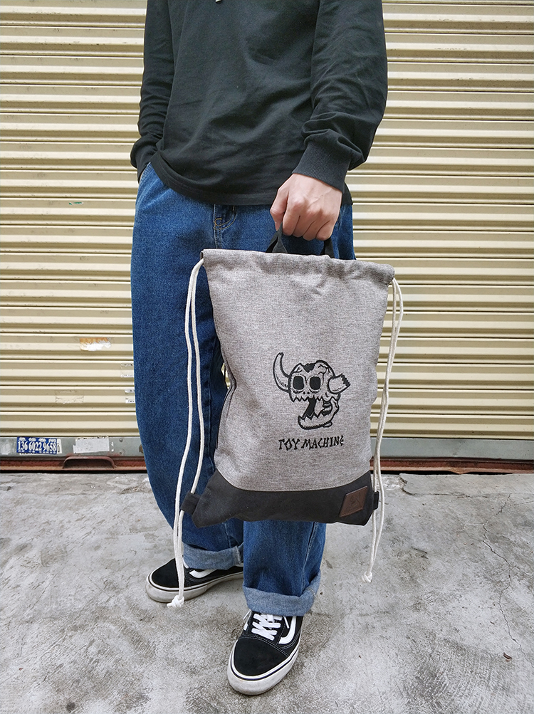 Customized Logo Cloth Drawstring Bags With OEM / ODM Services 32 * 44CM