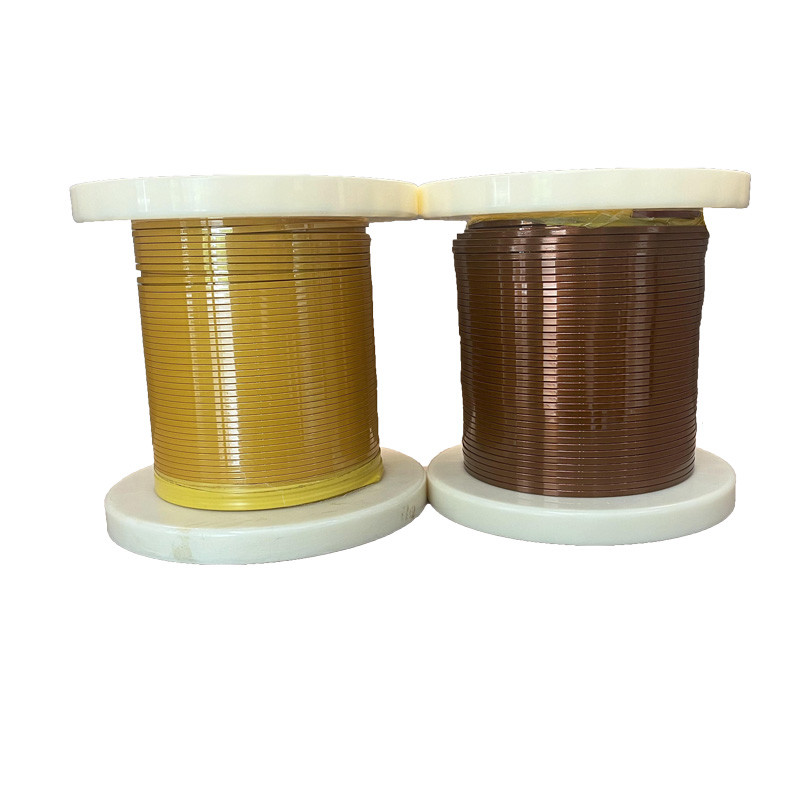 Polyimide Corona Resistant Enameled Flat Copper Wire Rectangular 2mm - 8mm Width