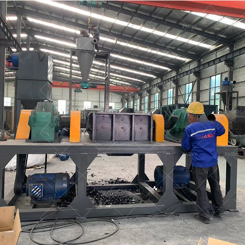 AC Air Conditioner Radiator Aluminum Copper Separator Shredder Recycling Machine in Japan and South Korea