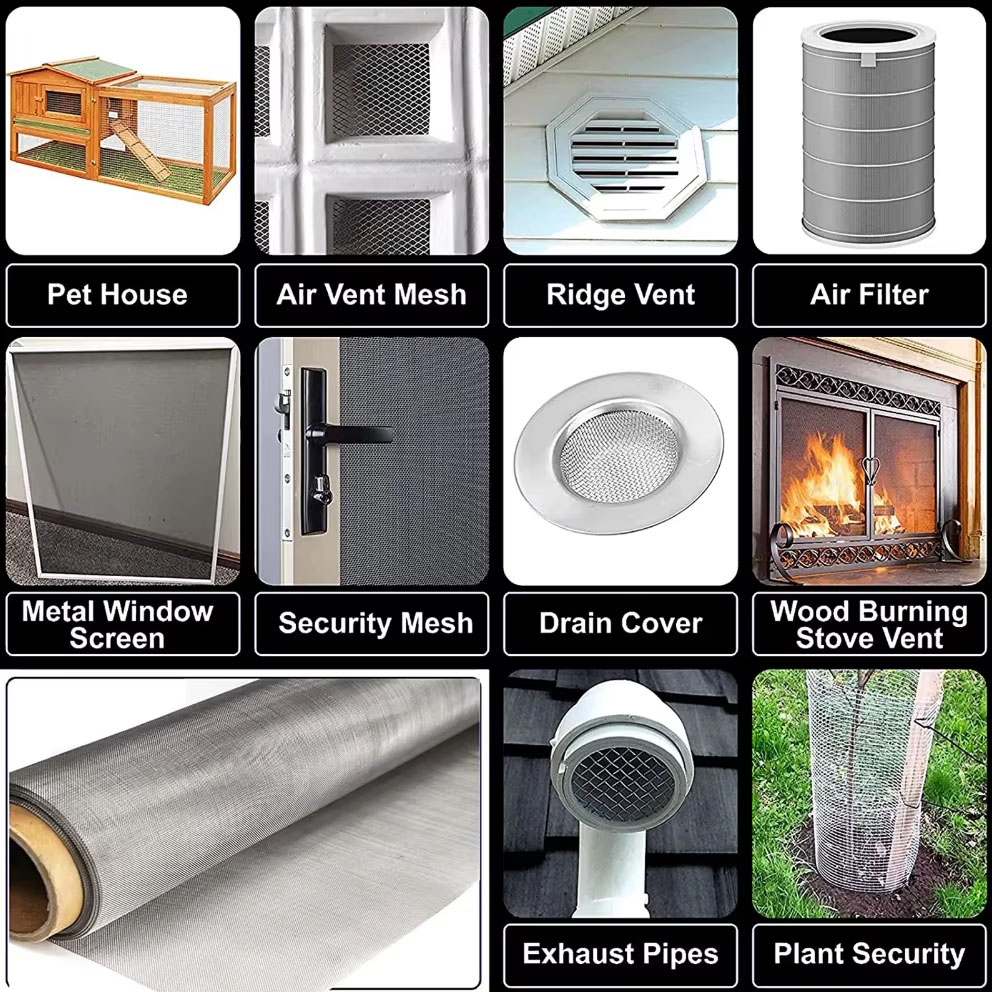 Application of stainless steel wire mesh