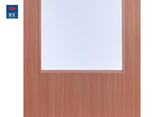 UL Hotel Security Solid Wooden 8mm Fire Rated Glass Doors