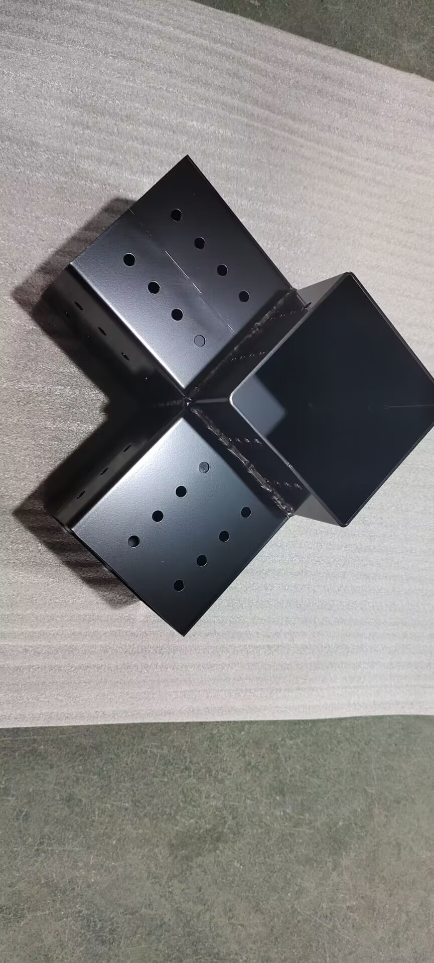 Electrophoretic Coating Metal Hardware 3 Arm 4 Arm 5 Arm Wood Post Base Anchor Outdoors Pergola Brackets Kits