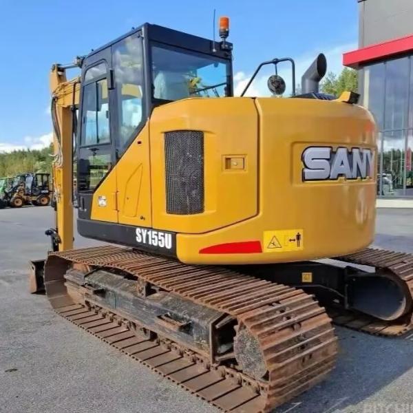 Quality Mini Hydraulic Used Sany Excavator SANY155U Old Construction Digger for sale