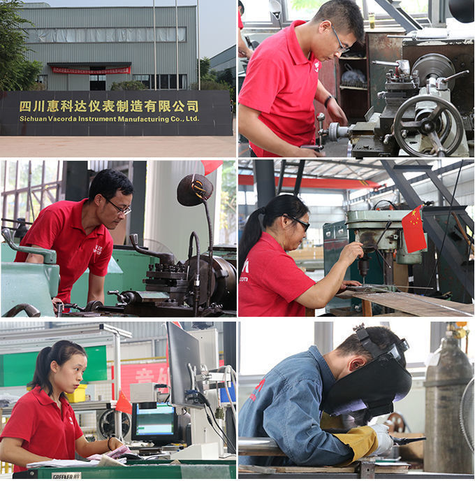 Metal Tube Variable Area Flow Meter 1.5 Standard Accuracy With 5-10 Years Lifetime
