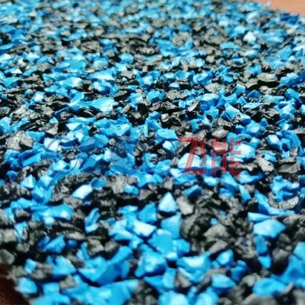 Infilled Outdoor Rubber Granules Flooring EPDM Poured Rubber Playground Flooring
