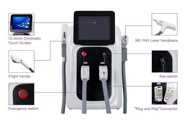 560-950NM IPL Laser Hair Removal Machine SHR Laser Beauty Equipment