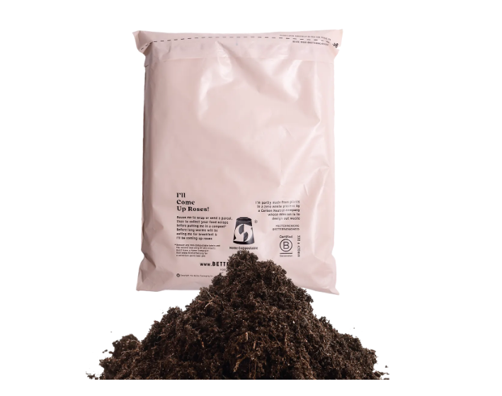 Brown Biodegradable Mailing Bags Eco Friendly For Shipping Packaging