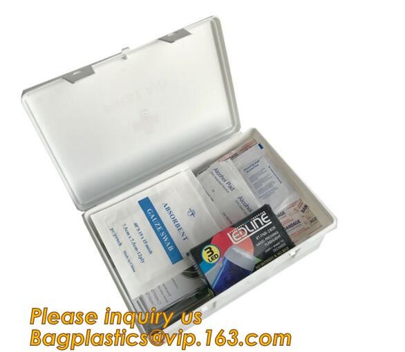 Red pu leather waterproof mini eva first aid kit case,first aid box plastic case carrying case,Medical Multi-functional