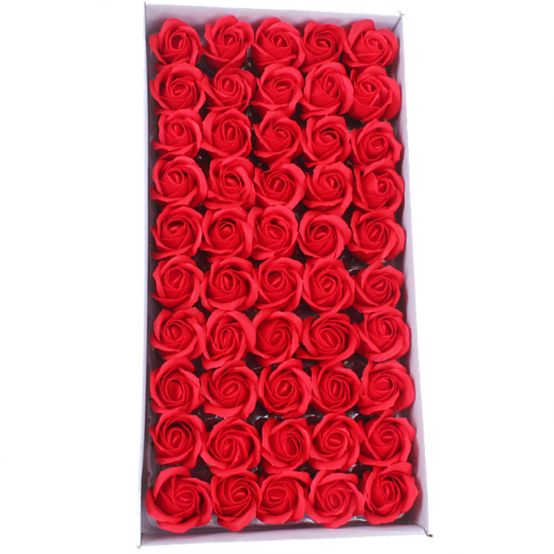 2020 New Products Soap Roses Flower for Christmas rose gift Artificial Flower Rose Soap Material