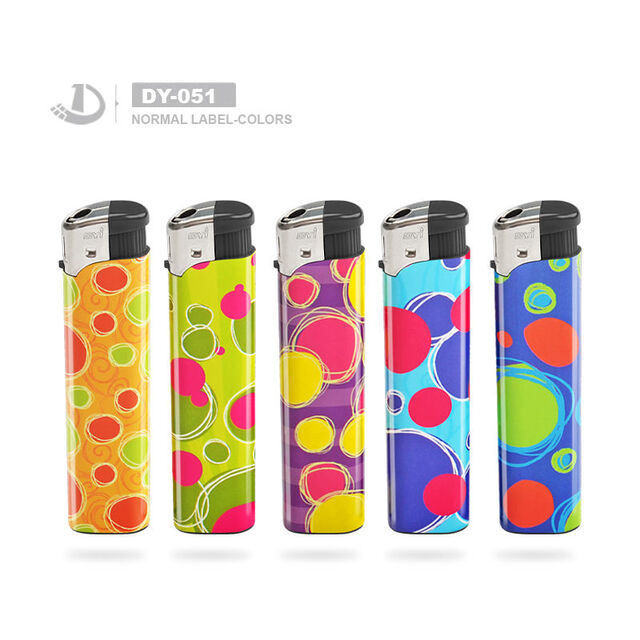Colorful Sticker Electric Cigarette Lighter