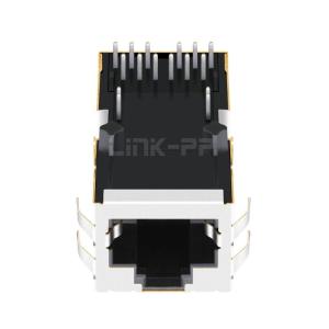 LPJK2064CNL 100/1000 Base-T Tab Up 1x1 Port POE Integrated RJ45 Connector