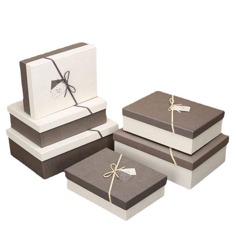 Directly Supply Colorful Rigiding Craft Paper Gift Boxes for Men Women With Logo