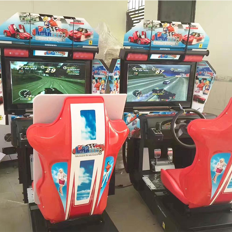 Single Player Outrun Car Racing Game Machine For Amusement Park Earn Money Online