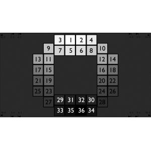 Digital Camera Grey Scale OECF Measurement Test Chart TE269 OECF36 RoHS Approval