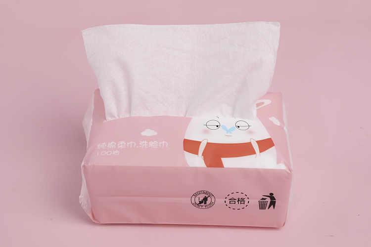 Personal Care Cotton Tissue Paper Roll Comfortable White Color 10*20CM 15*20CM
