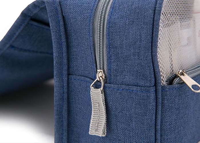 Foldable OEM Personal Organizer Toiletry Bag , Hanging Travel Accessory Bag