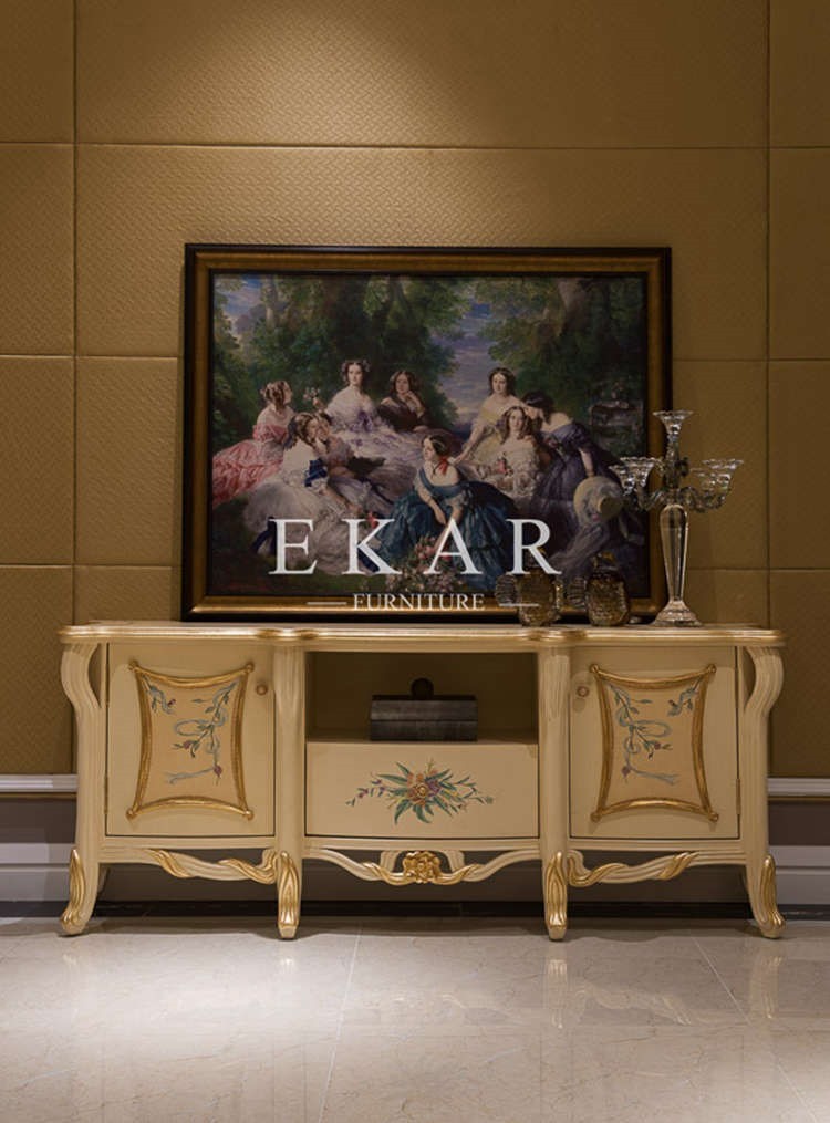 Classic TV Stands Wooden Furniture marble tv stand living room furniture FTV-133