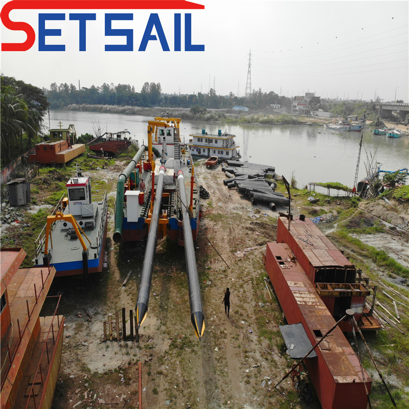 24 Inch River Sand Cutter Suction Dredger with Booster Station