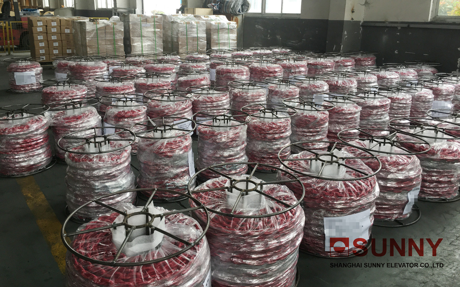 Elevator Compensating Cables Roller Guidance System For High Speed Applications
