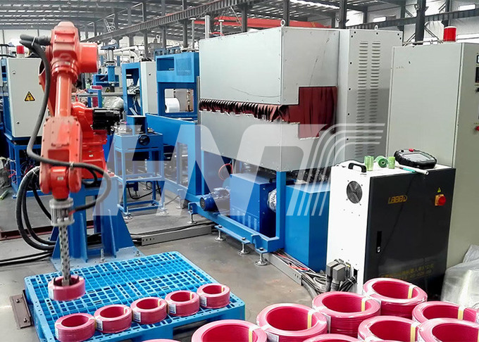 HNT Wire Coiling Machine 15mm Wide Tape Shrink Wrap Equipment