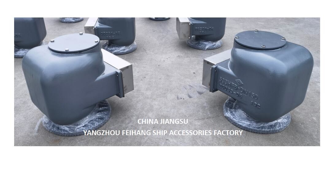 BILGE WATER TANK AIR PIPE HEAD NO.533HFB-150A Breathable Cap For Ballast Tanks
