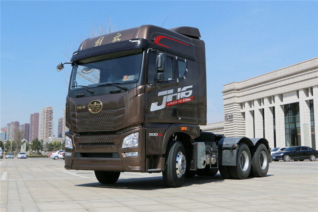 FAW JH6 Manual 6x4 Heavy Tipper Truck Tractor Left / Right Hand Drive Diesel WEICHAI Optional